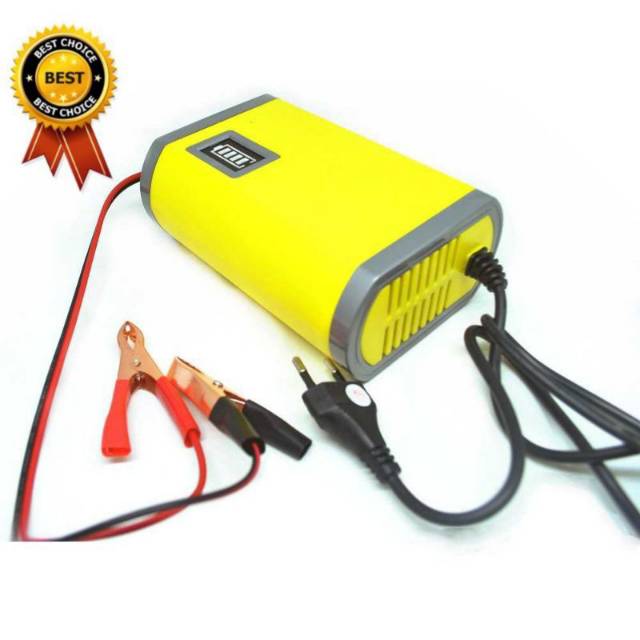 Charger Aki Portable Motorcycle Car Battery 6A 12V FBC1206D