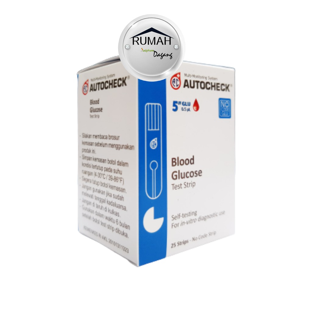 Strip Gula Darah Autocheck/Strip Blood Glucose Autocheck