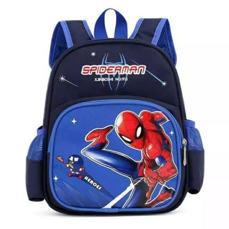 dem_sare / DS1127 SPIDERMAN Tas Ransel Anak Sekolah Laki - Laki TK SD Paud Karakter Tas Ransel Anak Sekolah Backpack Mini Motif