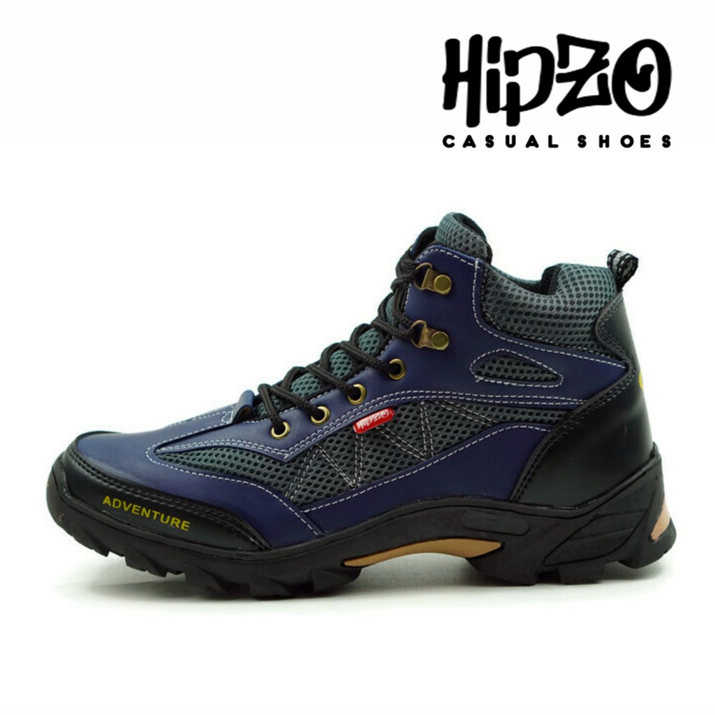 Sepatu Pria Original 100% Hipzo M 032 Pria boots Original Kasual Casual Boots kulit hiking Gunung-7