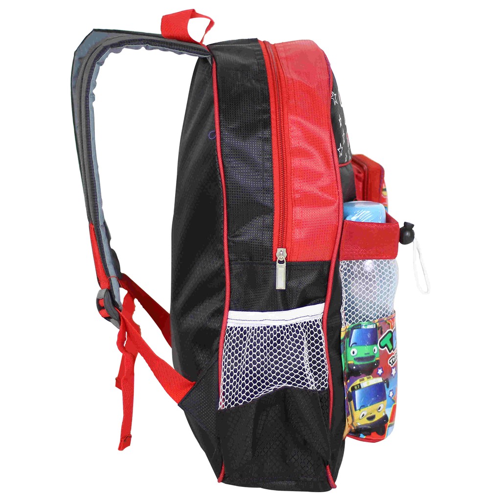 Tas Ransel Anak Botol Little Bus Merah Bagus Backpack Kekinian Keren Tas Sekolah Les Piknik