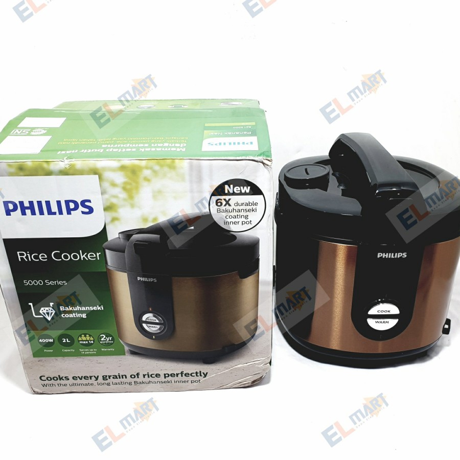 Magic Com PHILIPS 2 Liter HD 3138 Rice Cooker HD3138 400 Watt 2L Tahan 48 jam original