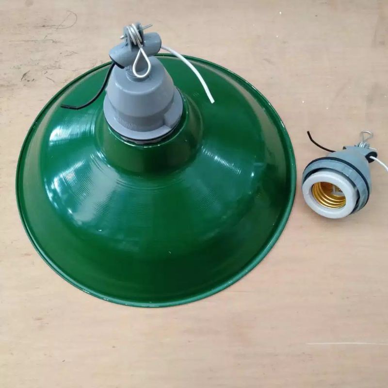 Jual Kap Lampu Hijau Tebal Outdor Fiting Besi E Shopee Indonesia