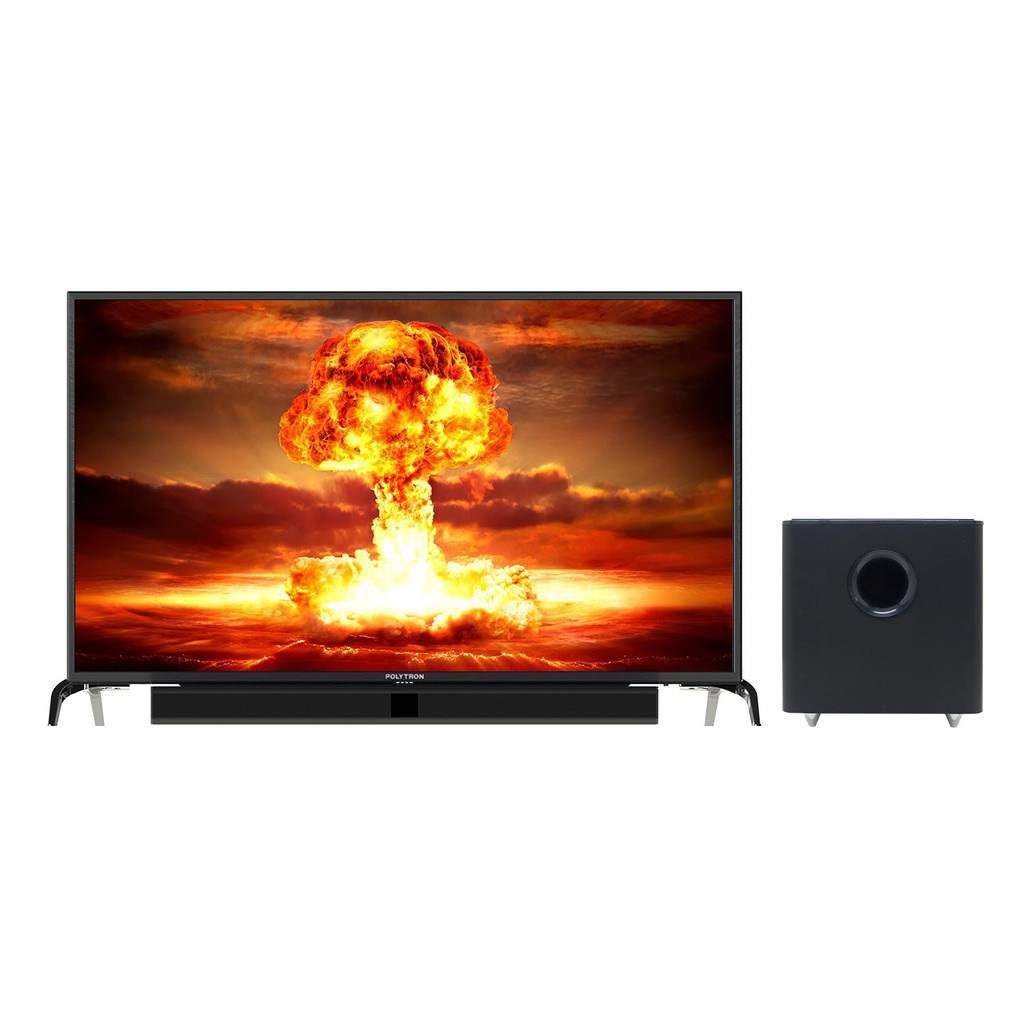 LED TV POLYTON 43B1550 Soundbar Bergaransi Resmi