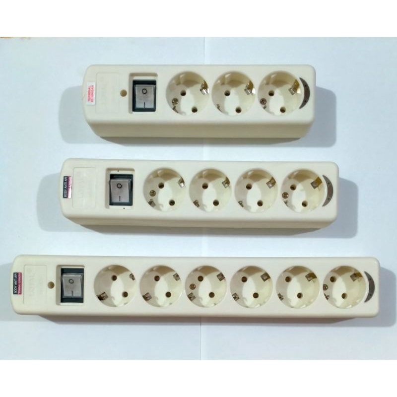Stop Kontak Arde Switch on off nyala Loyal