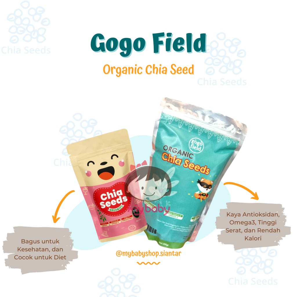 

Gogo Field Chia Seed 80gram / 300gram / chia seed