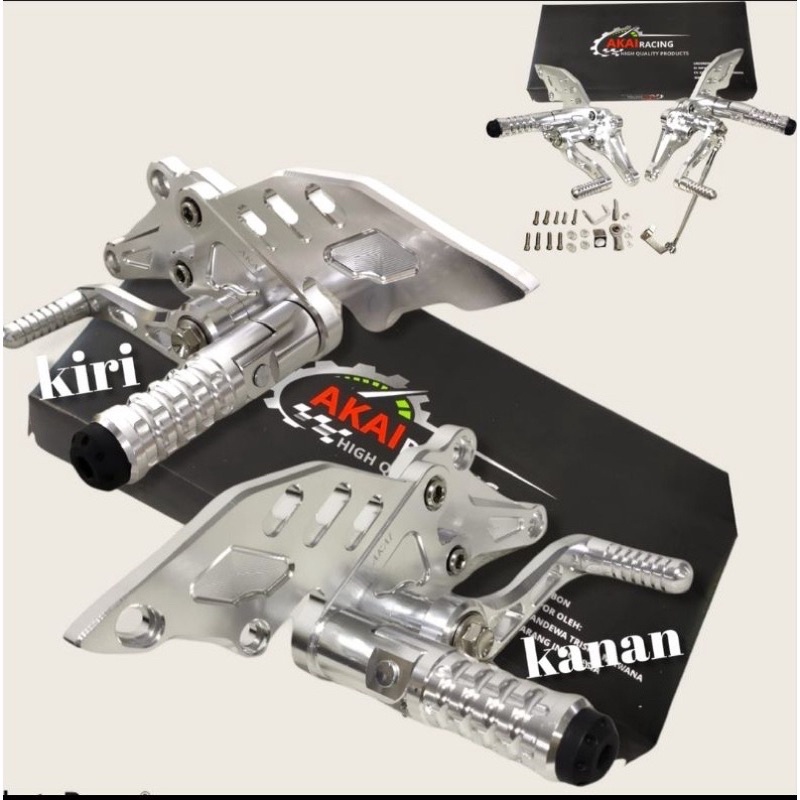 Underbone Lipat Akai Racing Full CNC Kualitas Premium Vixion Ninja Cbr Gsx Satria Fu