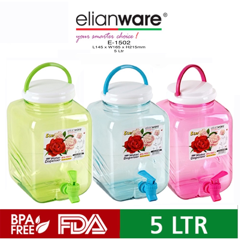 Dispenser Air Travel Kotak Gagang 5 Liter ELIANWARE