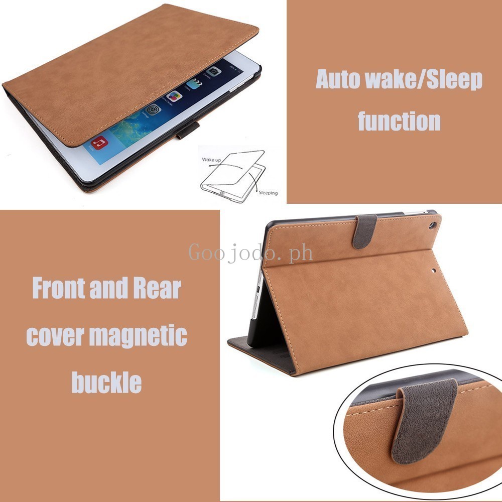 Case Bahan Kulit Untuk IPad 9 10.2 9.7 2018 10.9 Pro 11 Air 2 2018 9.7