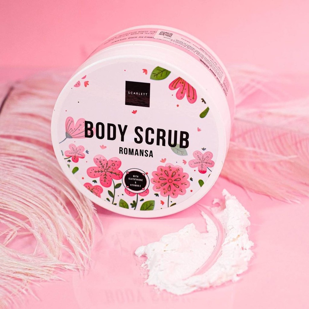 SCARLETT WHITENING BODY SCRUB SCARLET KIRIM CEPAT (LULUR  