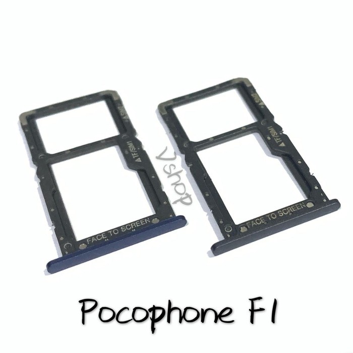 Simtray Sim Tray Tempat Dudukan Slot Sim Card Simcard XIAOMI POCOPHONE F1