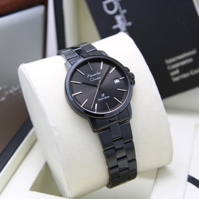 [Free Baterai] JAM TANGAN WANITA ALEXANDRE CHRISTIE AC 1032 ORIGINAL GARANSI 1 TAHUN