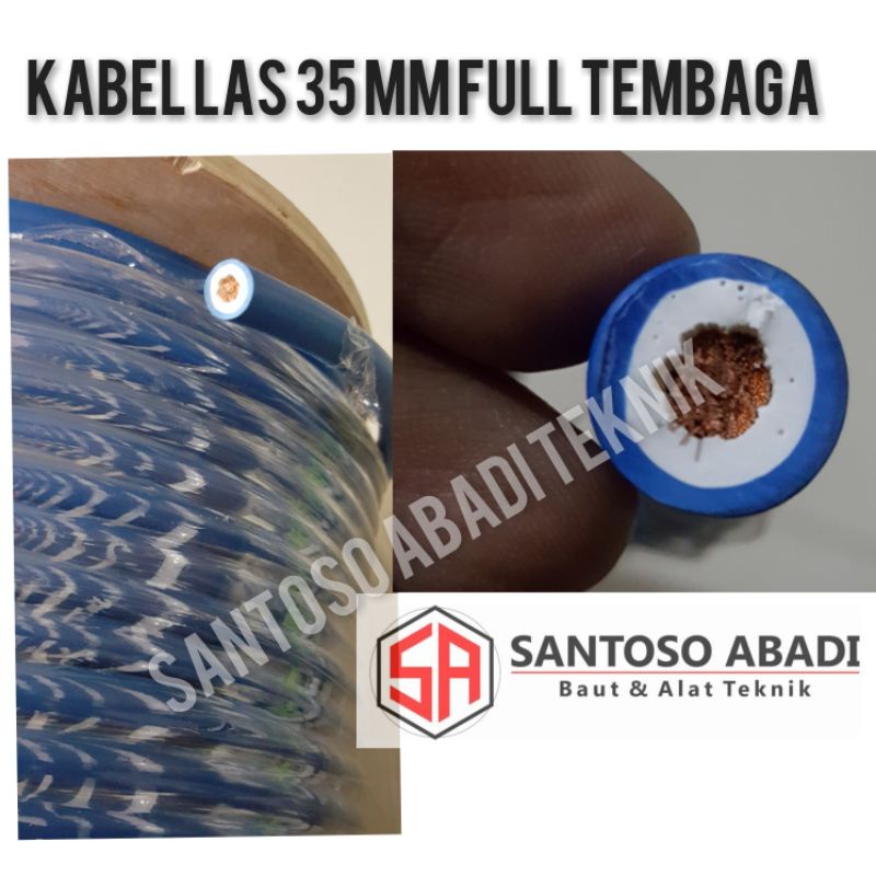 kabel las 35 mm full tembaga proflek