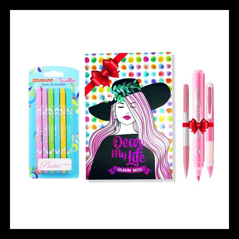 

STOK BARU STANDARD PAKET HEMAT B - COLORING PINK PAKET ALAT TULIS TERMURAH PING LENGKAP