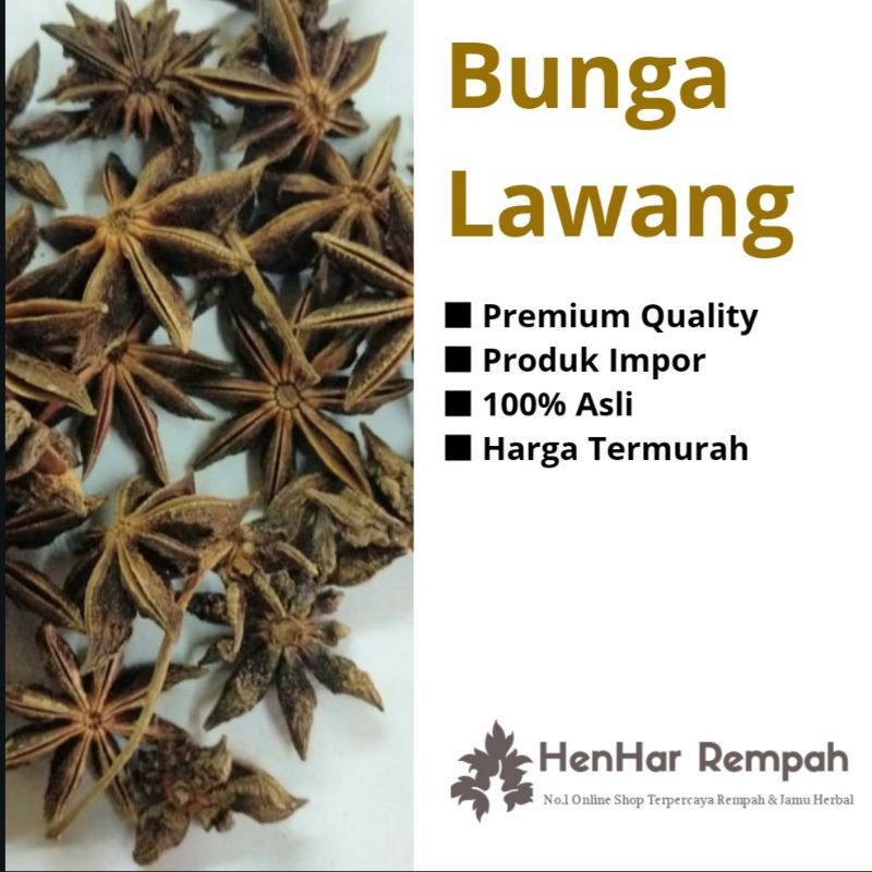 Bunga Lawang / Pekak / Star Anise / Bajiao 50 gram