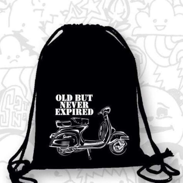 Tas Serut Ransel Drawstring Bag Old But Never Expired - Tas Serut  Old But Never Expired Futsal Dan Olahraga.