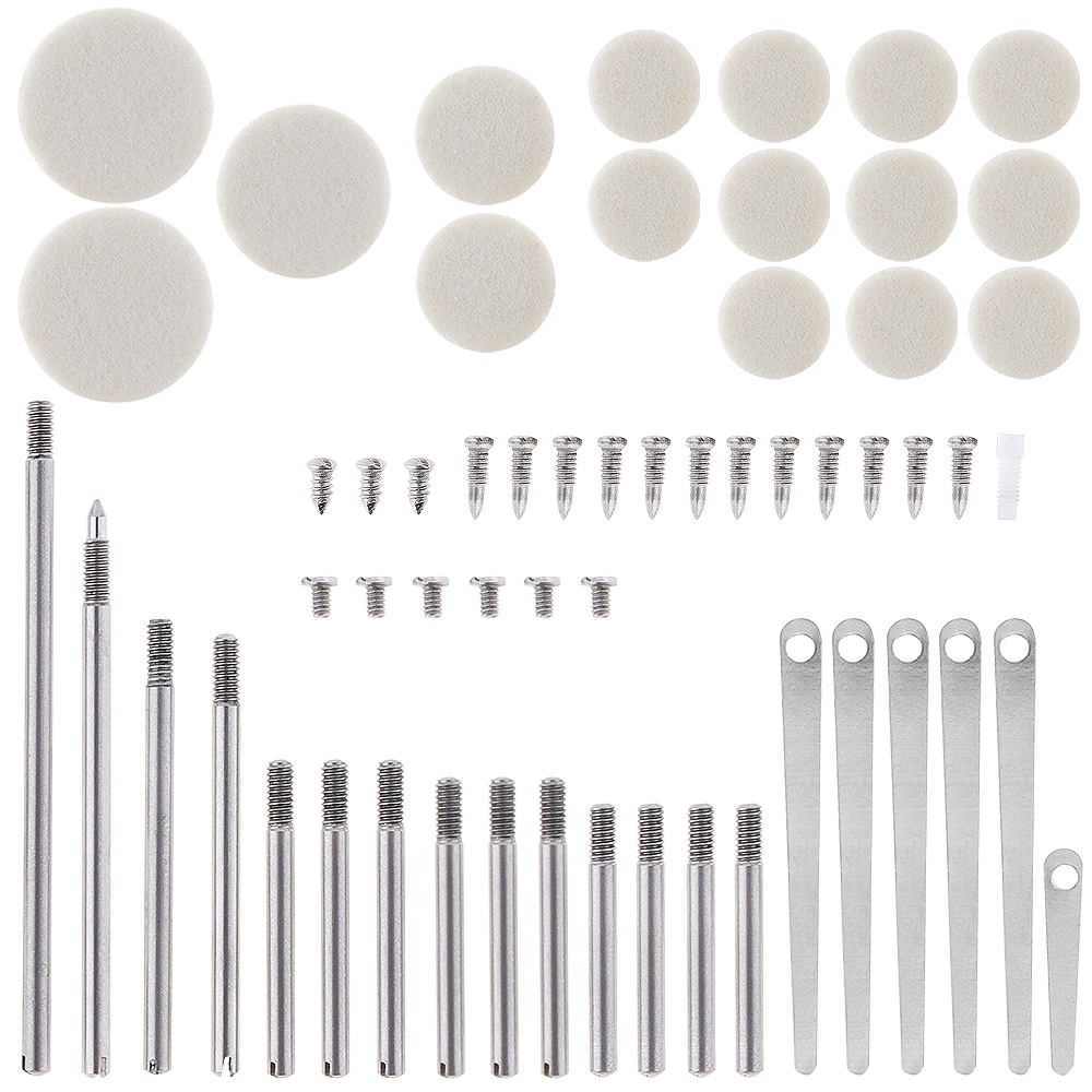 58pcs / Set Alas Lubang Suara Untuk Reparasi Klarinet