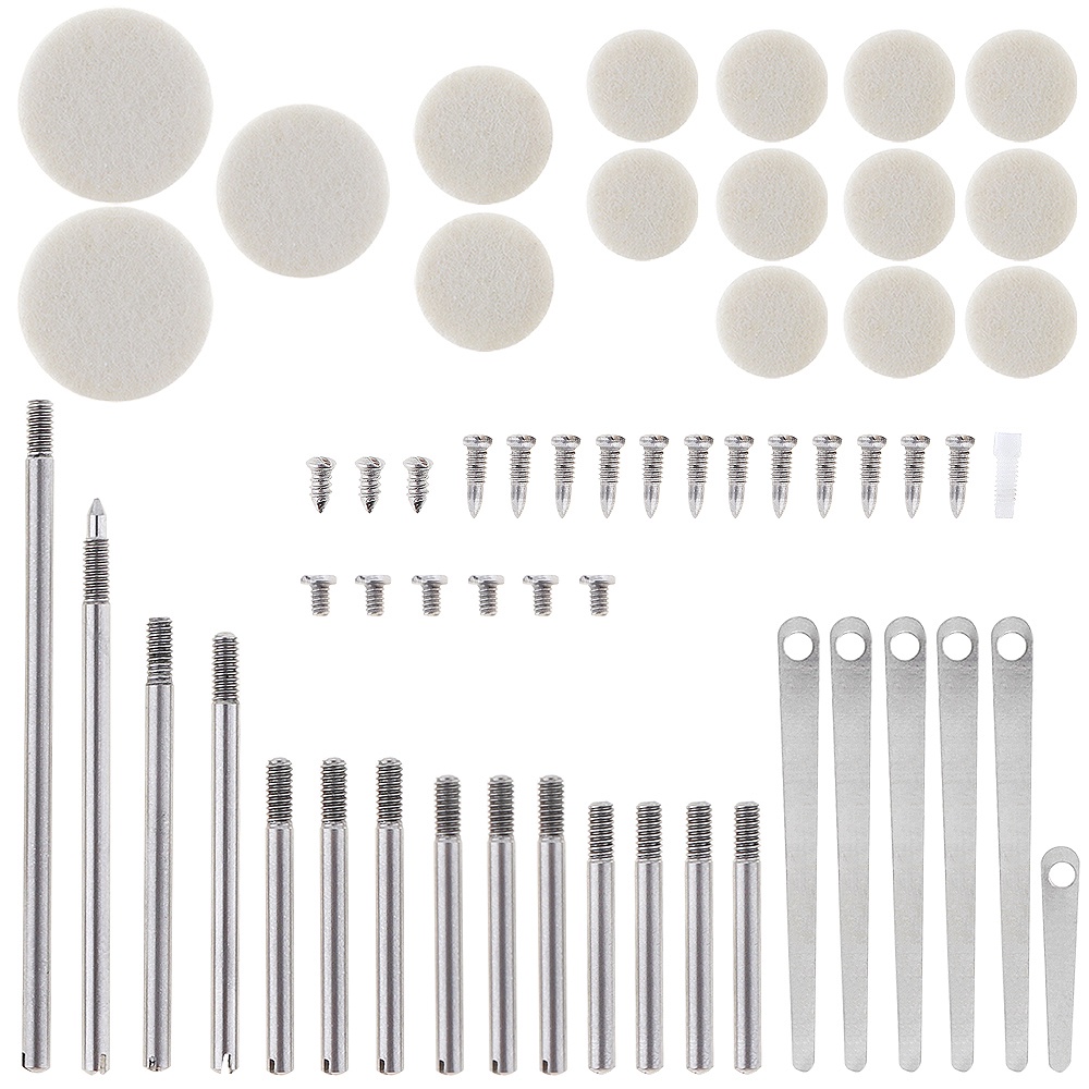 58pcs / Set Alas Lubang Suara Untuk Reparasi Klarinet