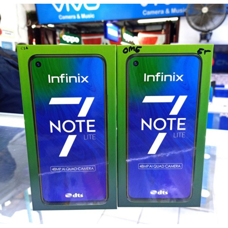 Infinix Note 7 lite 4/128,4/64 New