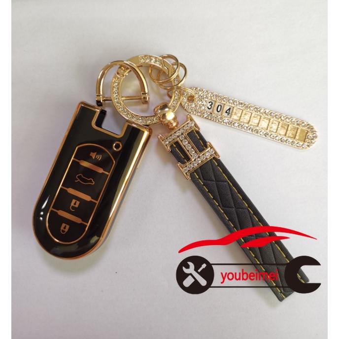 1 Pc Casing Kunci Mobil Toyota Bahan TPU Shockproof