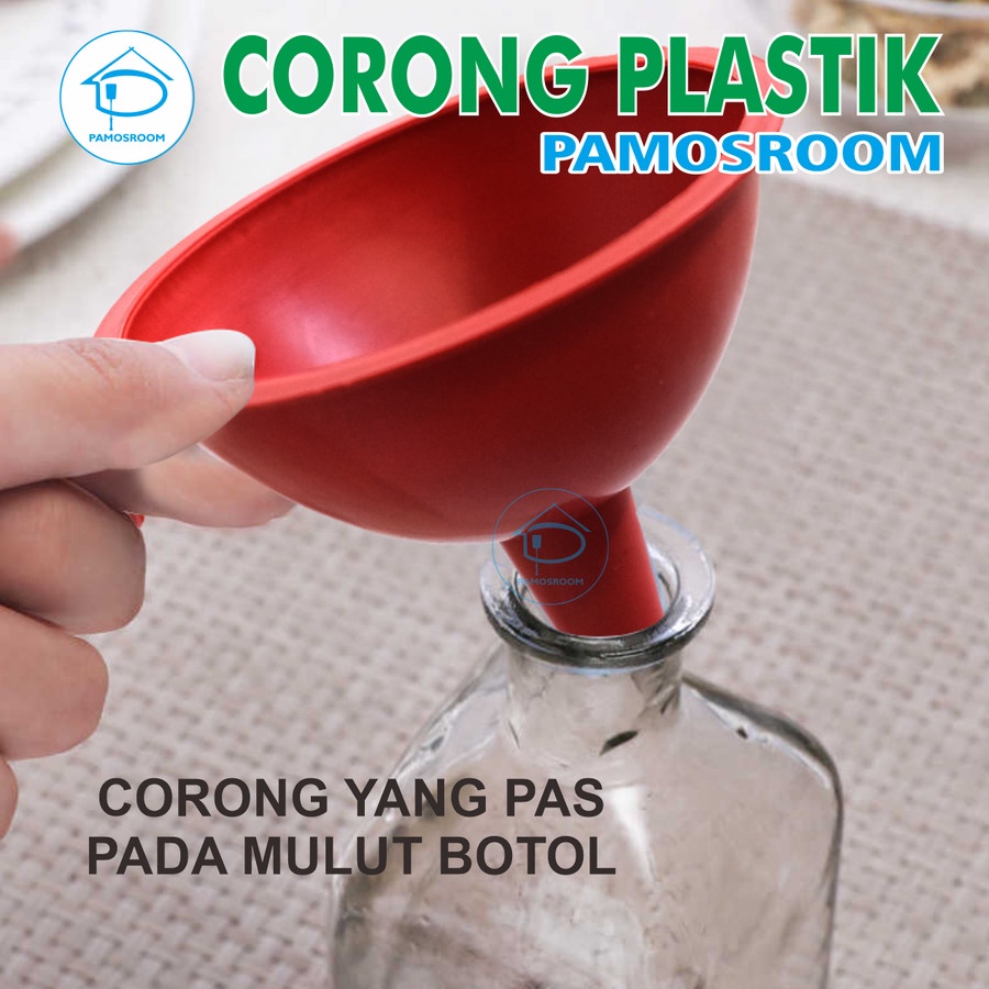 Corong Minyak Bening Dan Corong Plastik 12 cm