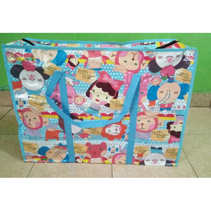 Tas Belanja Kantong Karung Plastik Serbaguna Besar Shopping Bag 208Ab