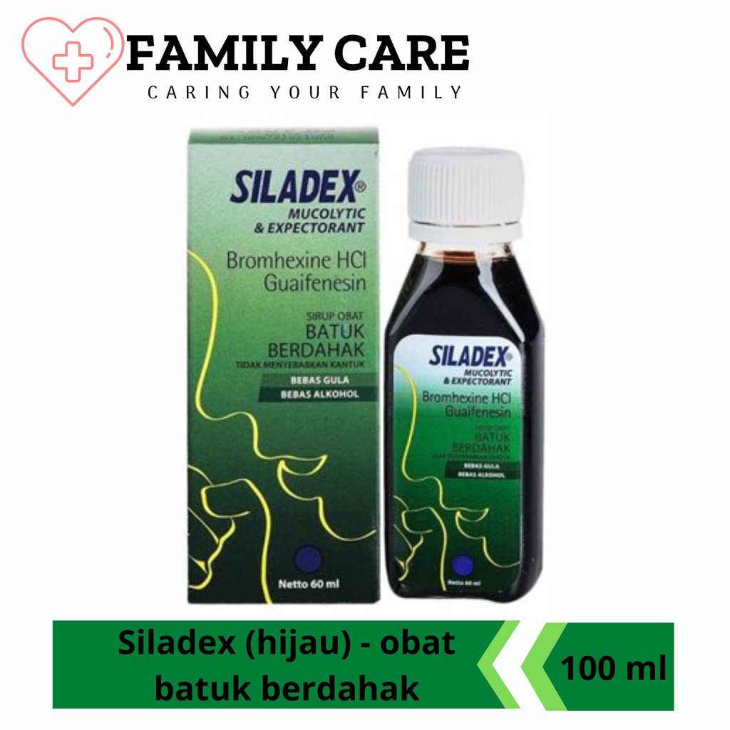 Siladex Hijau obat batuk berdahak Siladex Expectorant