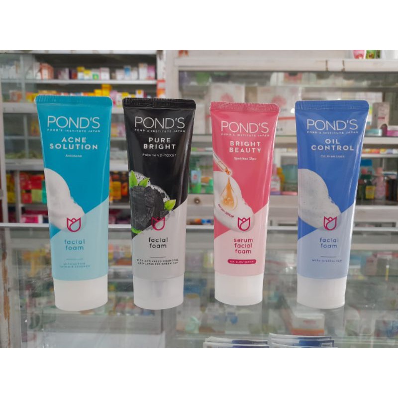 PONDS PURE BRIGHT DEEP CLEANSING FACIAL FOAM 50 G - ED 12/2025