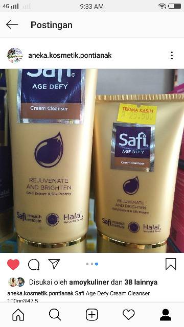 SAFI AGE DEFY CREAM CLEANSER