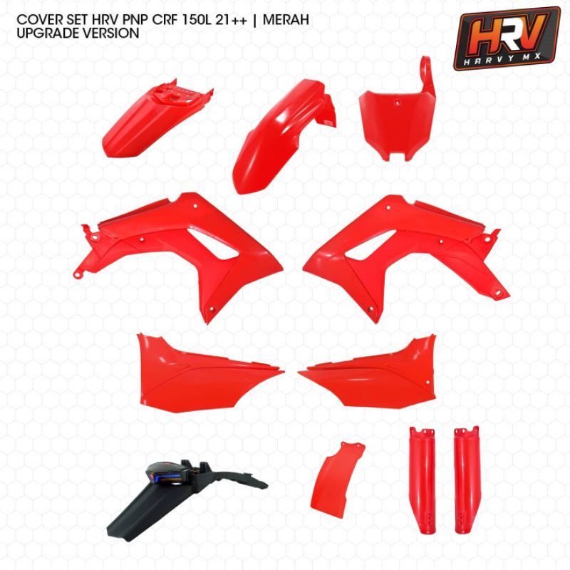 Cover Set Bodyset Trail CRF 150 Coverset CRF 450 R 2021 21++ HRV