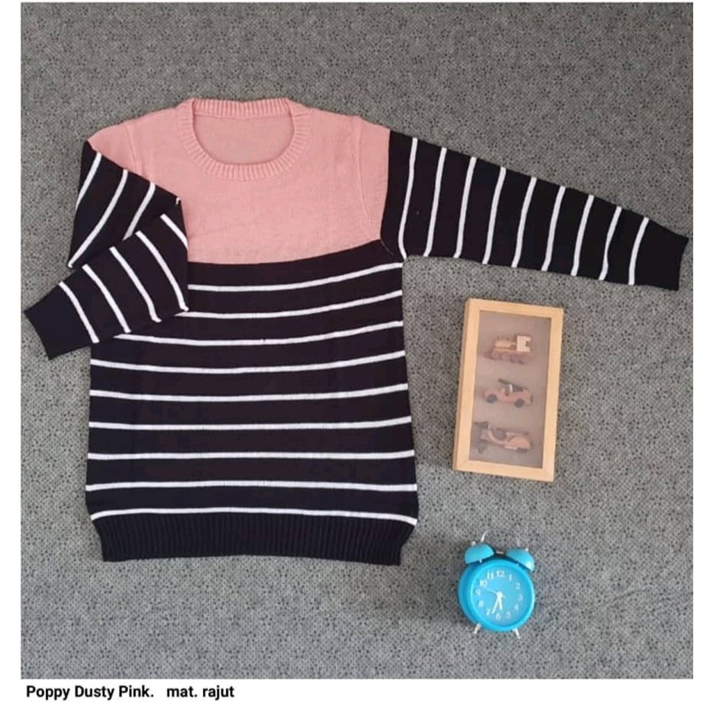 Atasan POPY Sweater Rajut - ATASAN RAJUT WANITA