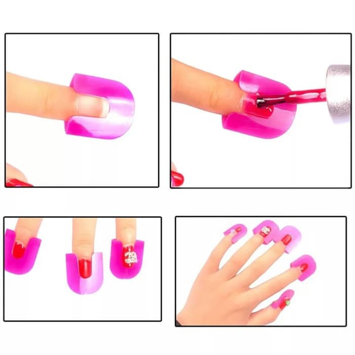 NAIL POLISH SEPARATOR MANICURE NAIL COVER PEMBATAS KUTEK