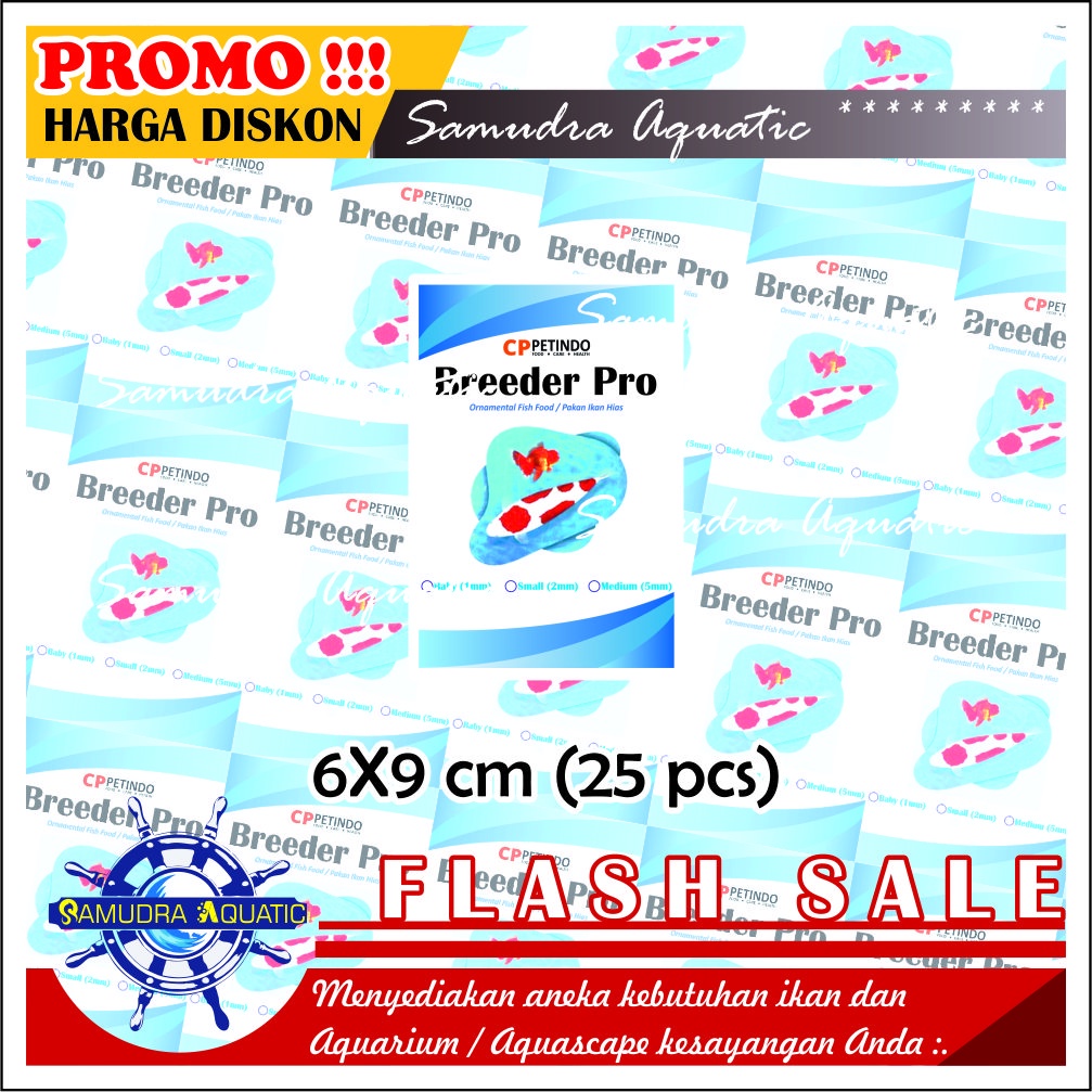 Stiker Kemasan Repack BREEDER PRO, Stiker Breeder Pro