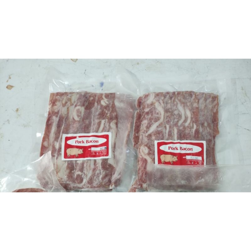 

Streaky bacon premium 1 kg dan 500gr, Grab/Gojek only