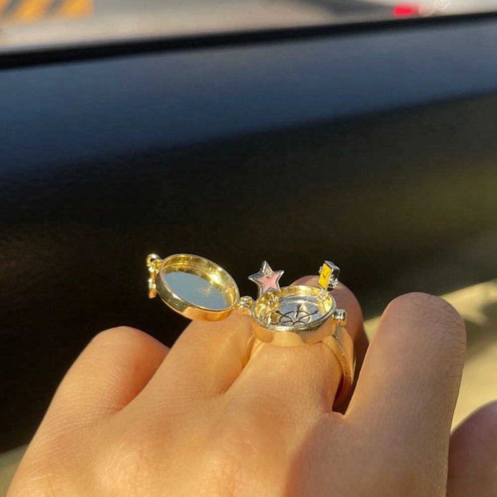 Cincin Persahabatan Model Terbuka Desain Kartun Lucu Untuk Priawanita