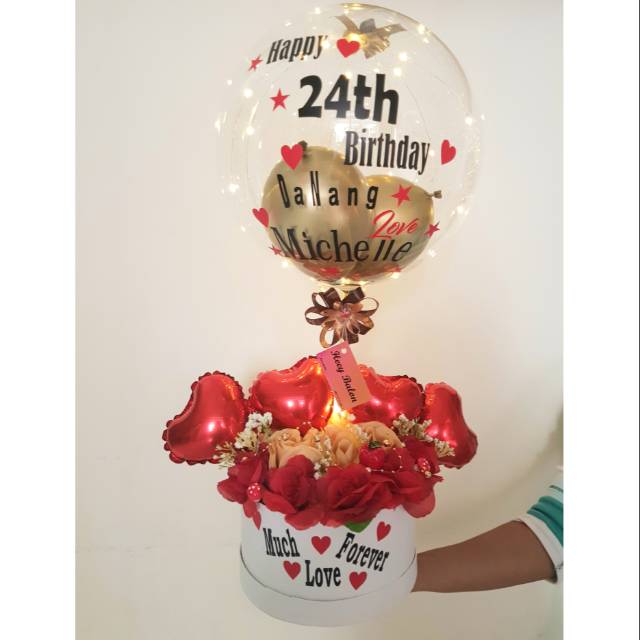Kado/balon hot air/bouquet balon/balon ultah/buket bunga/balon ultah