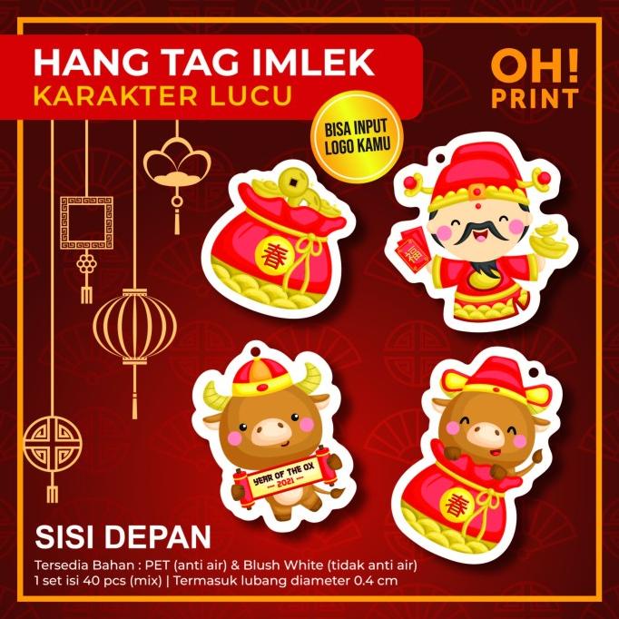

BISA BAYAR DITEMPAT Hang Tag Imlek Karakter - Hang Tag Chinese New Year - Hang Tag Parcel - Blush