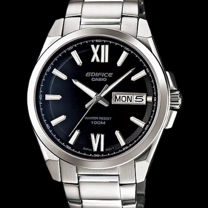 Jam Tangan Chronograph Casio Edifice Sapphire EFB-100D-1A Original