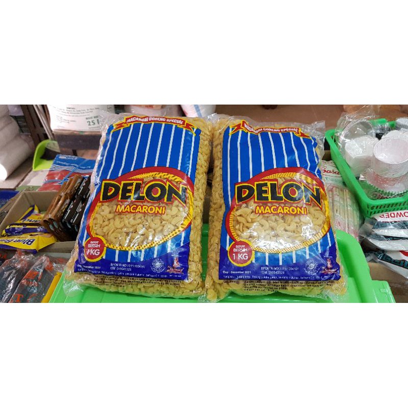 Macaroni Goreng Delon Biru 1kg