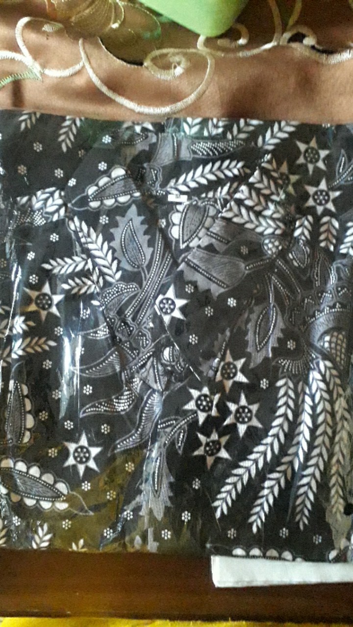 Batik Pria Hem Manggar Abu