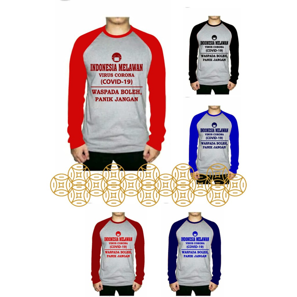 Felimolshope,KaosOblong,LenganPanjang,Unisex,Covid19(63)KualitasTerbaikHargaTerjangkau