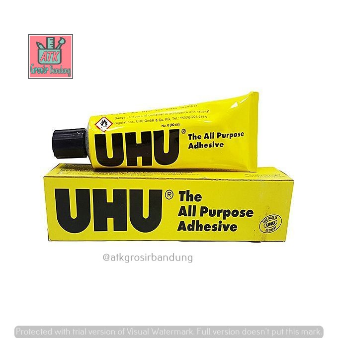 

Lem UHU Serbaguna Cair 20ml All Purpose Adhesive - Agb