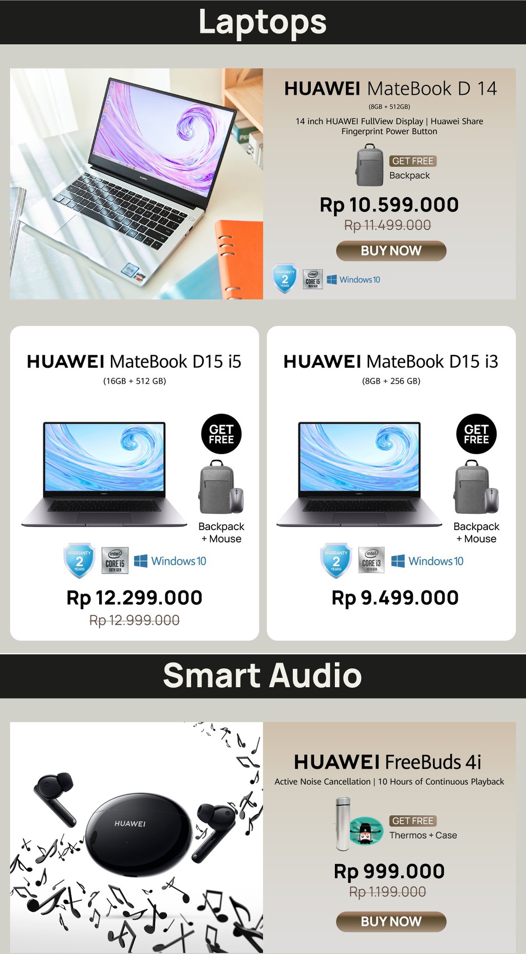 Toko Online Huawei Official Store | Shopee Indonesia