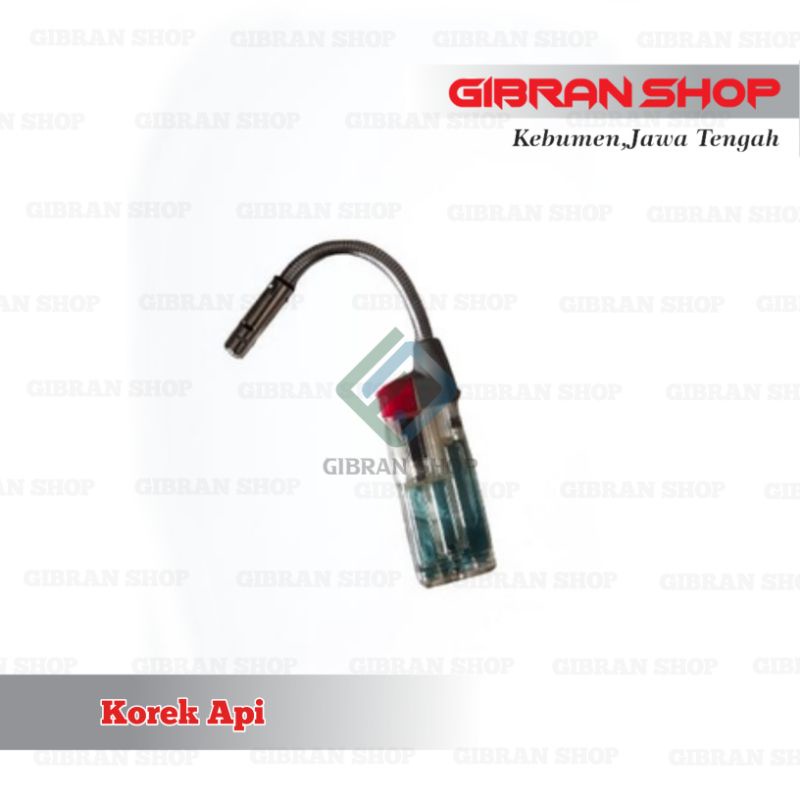 Korek Api Gas FIGHTER Korek BBQ Windproof Flexible Praktis