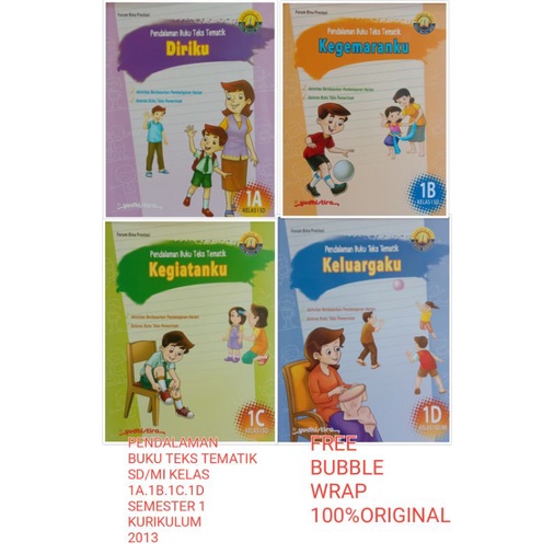 Pendalaman buku teks tematik SD/mi kelas 1A.1B.1C.1D.SEMESTER 1.KURIKULUM.2013