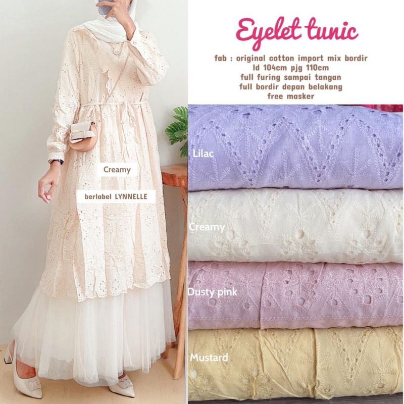 eyelet tunik