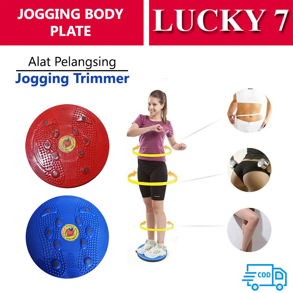 [ COD ] Jogging Trimmer Plate Magnetic - Olahraga Pengecil Perut dan Pelangsing Badan-3
