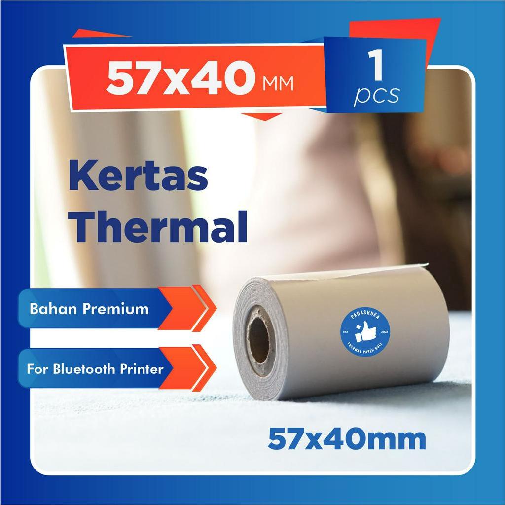 

Kertas Thermal 57x40 mm - Struk Kasir EDC Paper Roll [#1 Quality]