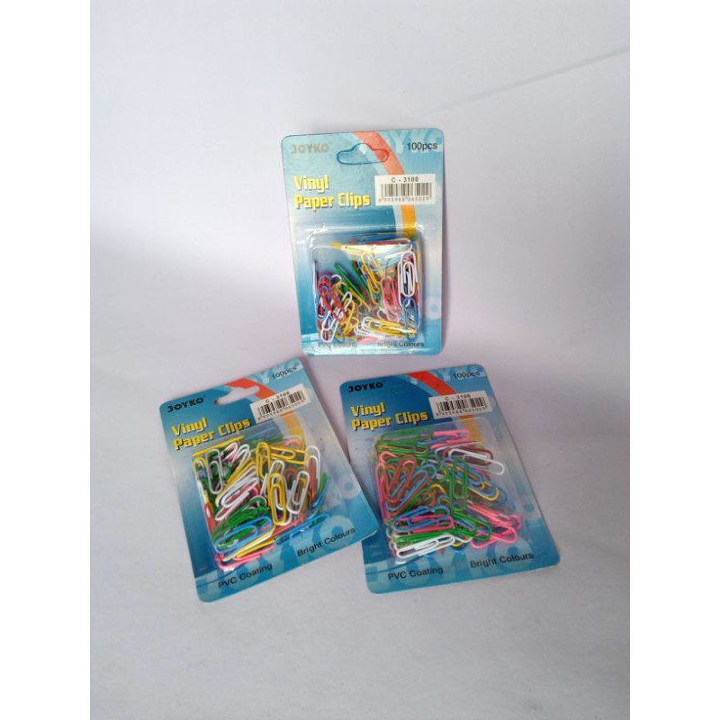 

paper clips / penjepit kertas warna joyko