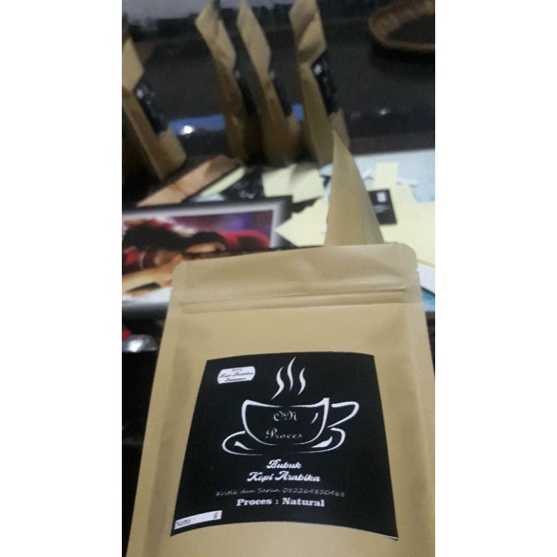 

100% Kopi arabica Slukatan.